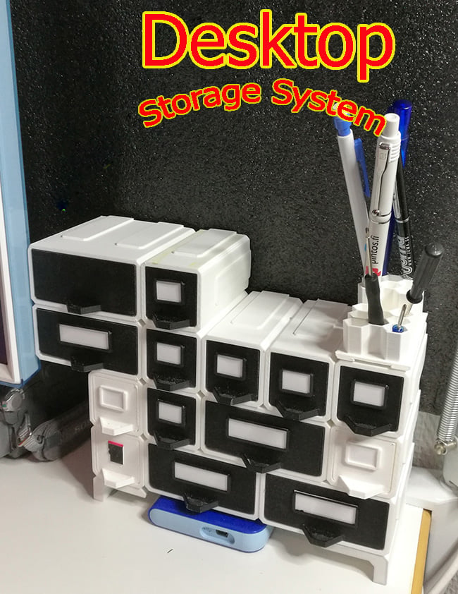 Desktop organizer - Modular Storage System