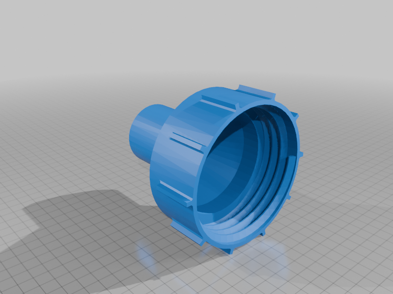 this is an adapter for a euro cube of 100  to  50 diameter