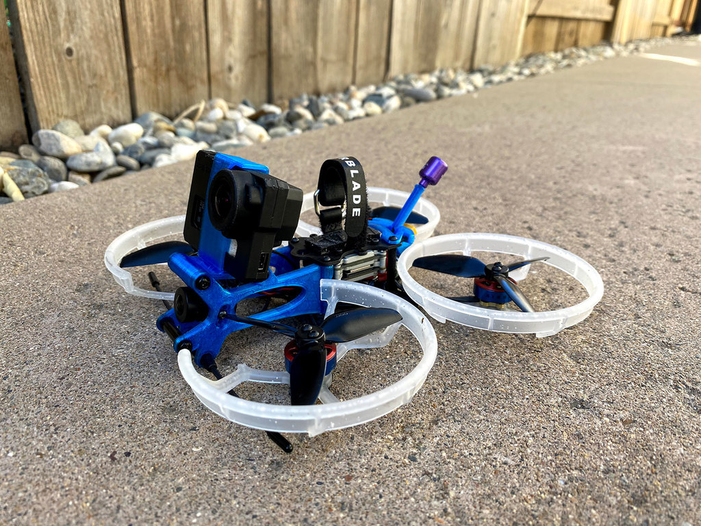 TomoQuads HD Chopstick CS3 Cinewhoop Conversion for Naked GoPo Hero 5 / 6 / 7