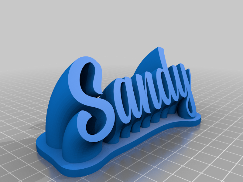 Name Plate Sandy 2