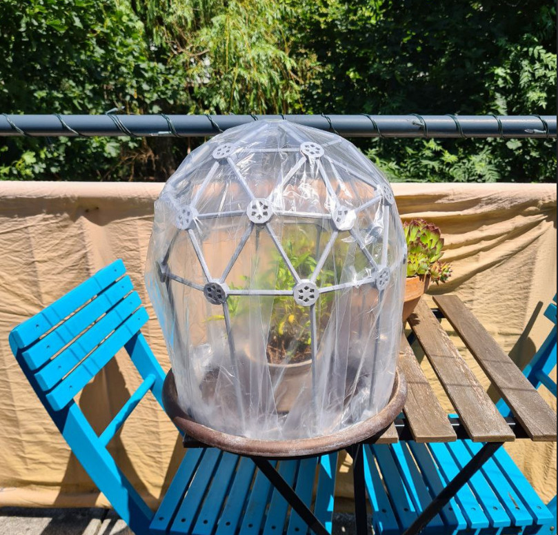 mini-dome greenhouse