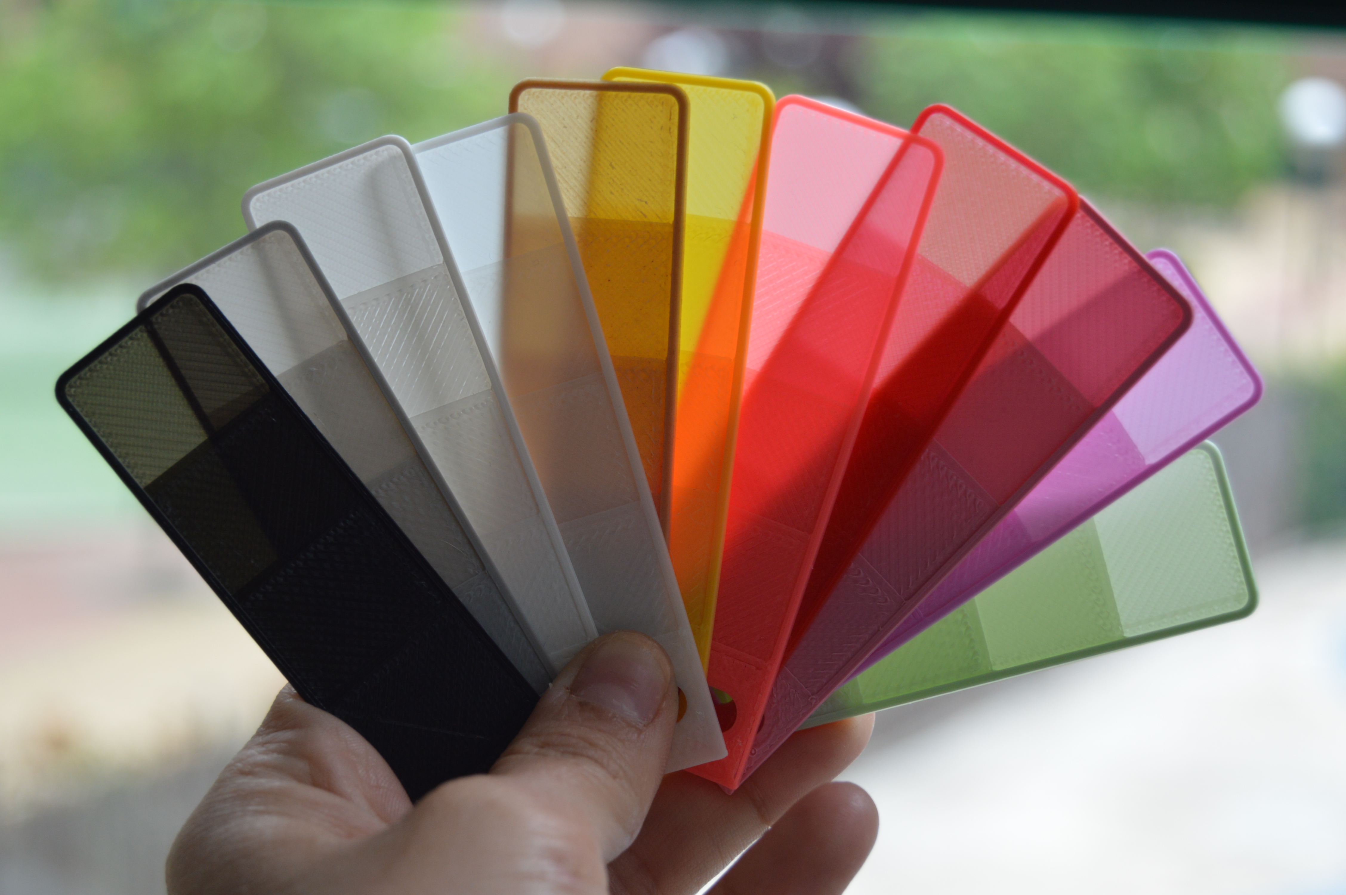 Filament Color/Transparency Swatch