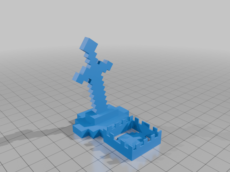 Technoblade sword and crown