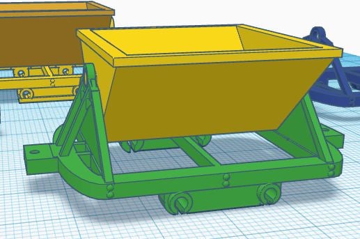 Dump car On30 scale