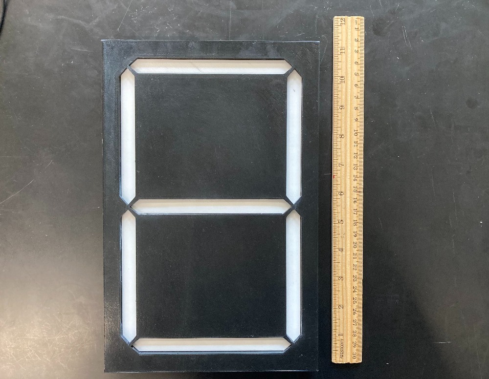 Large Neopixel Seven Segment Display