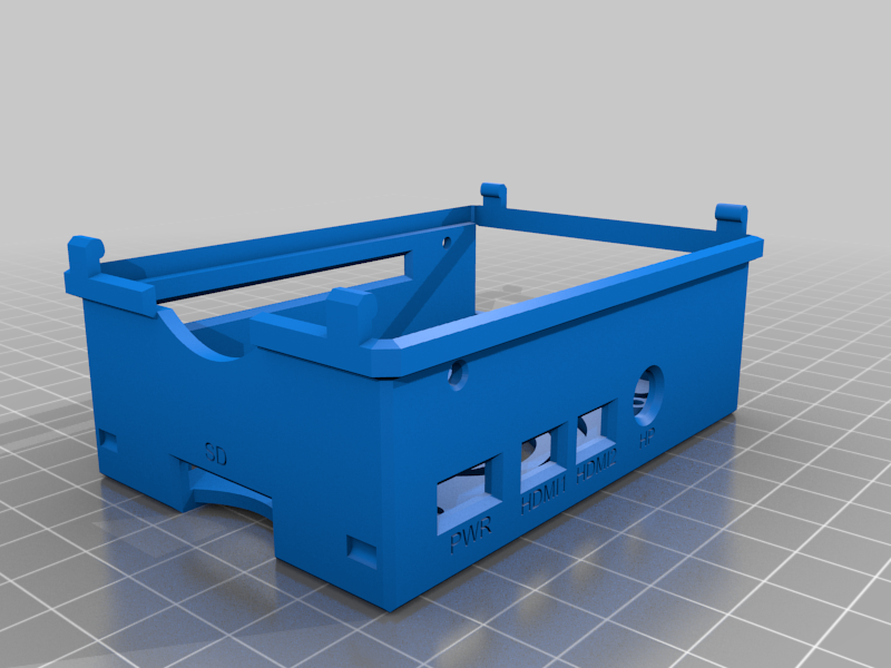 Raspberry Pi 4 Modular Stacking Cluster Case With Sliding Wall