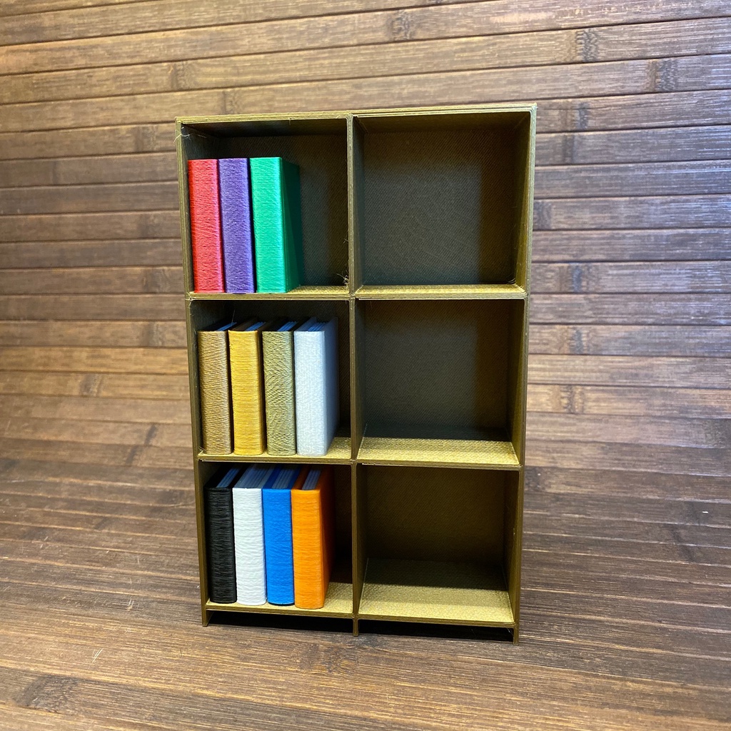 6 shelf tiny bookcase remix