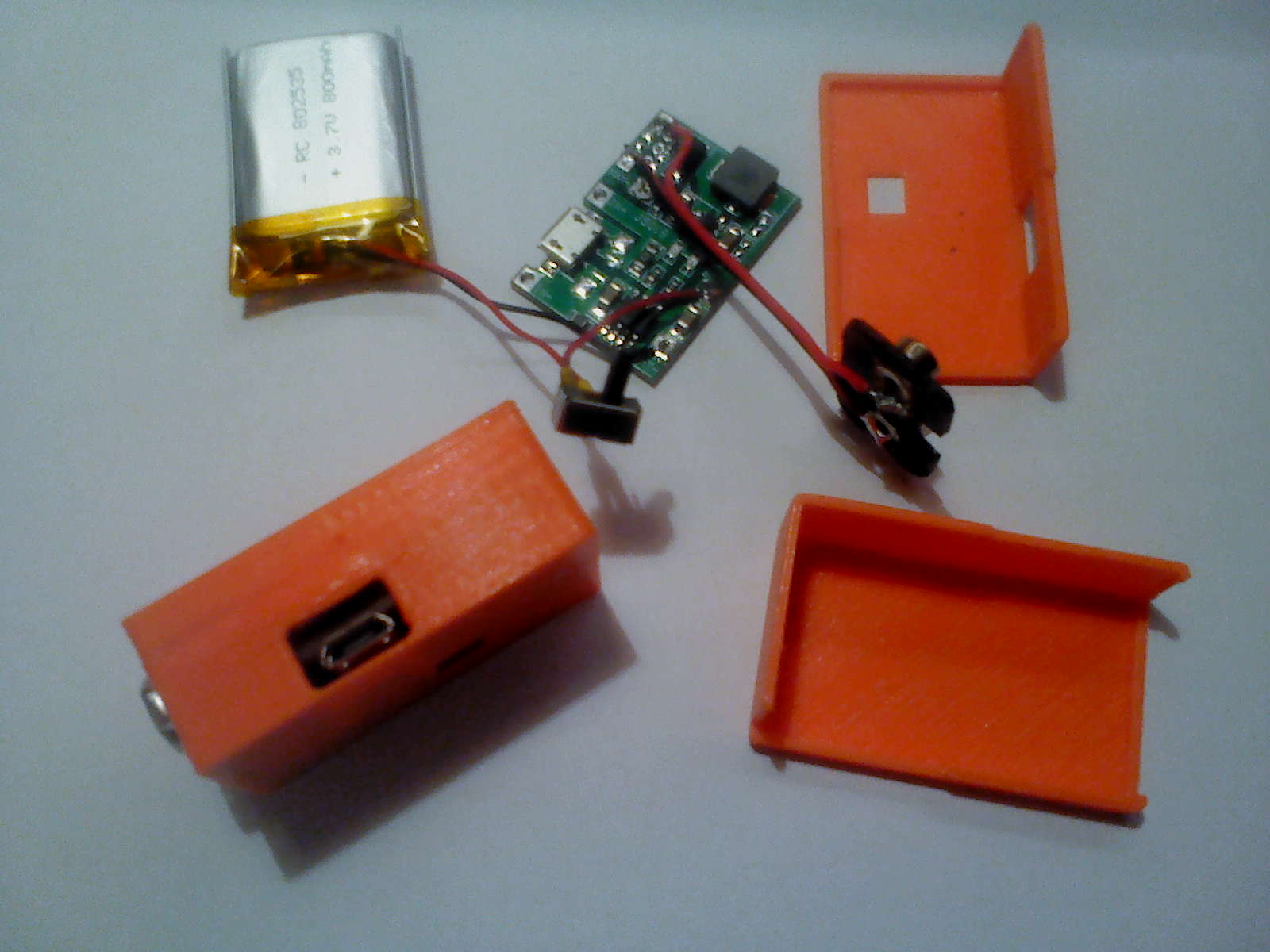 9V Battery with 800mAh Li-Po