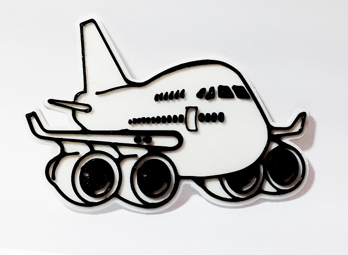 Boeing 747 Fridge Magnet
