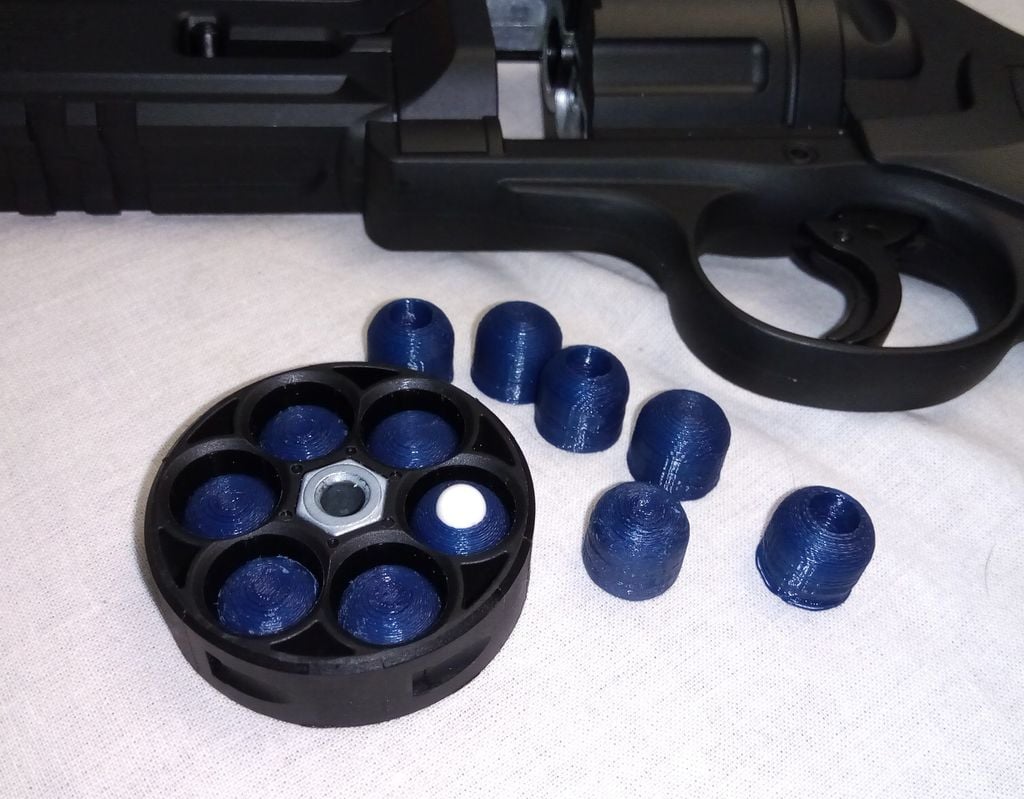 .50 Cal "bullets" for Umarex T4E TR50/HDR50 CO2 revolver