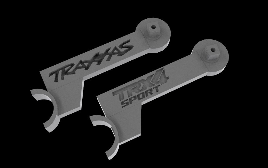 Traxxes and trx4 logo engraved "Remixed"
