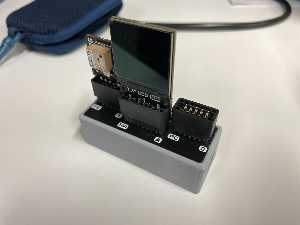 The display stand for Pimoroni Pico Breakout Garden Pack