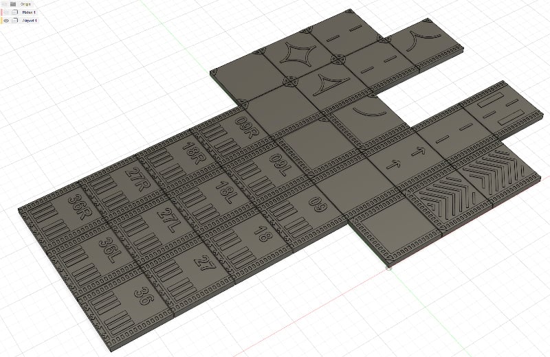Airport Runway Tiles Modified For GreeblyCity