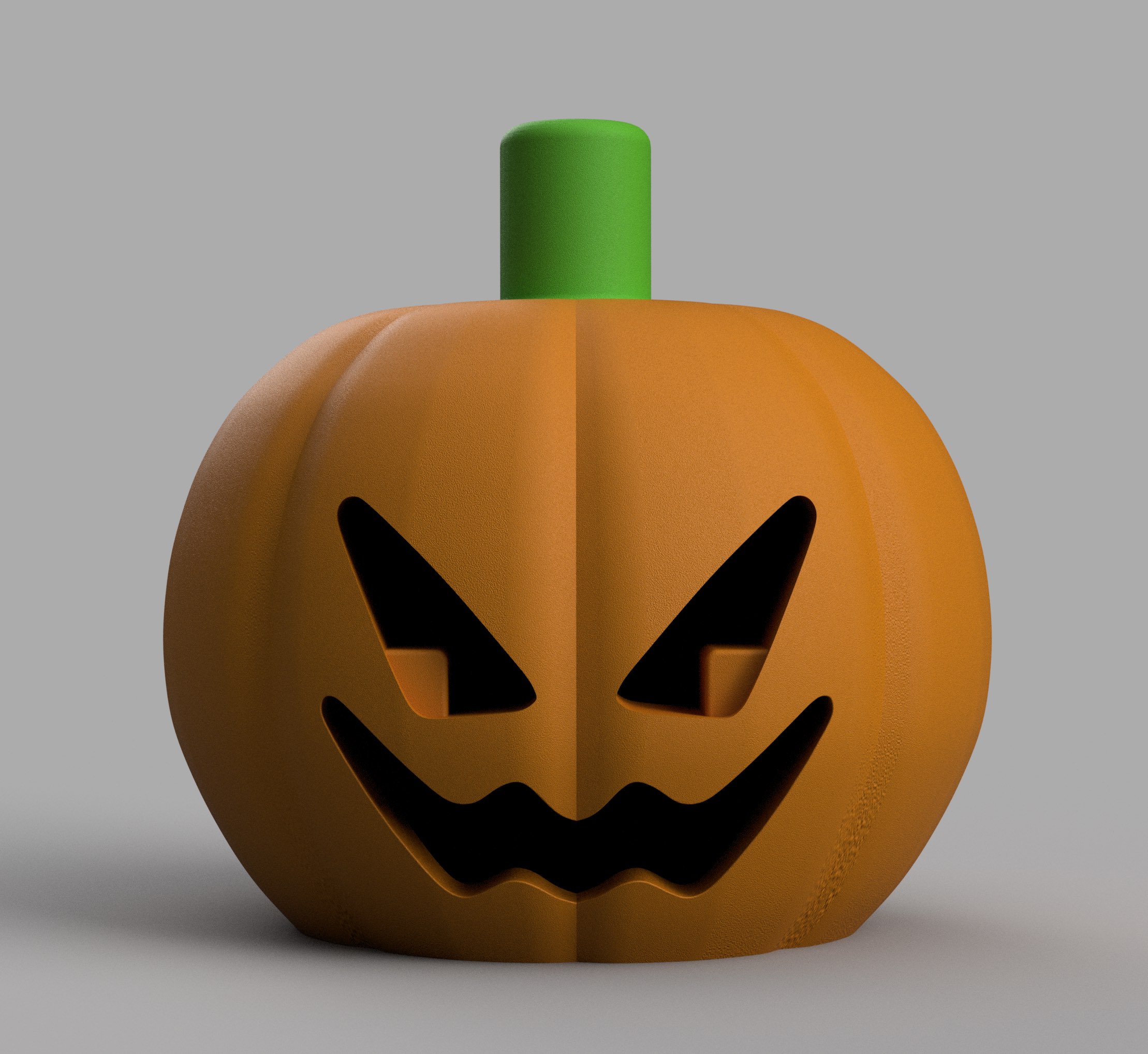 Mega Lego-like Jack-o'-lantern Head (10:1 scale)