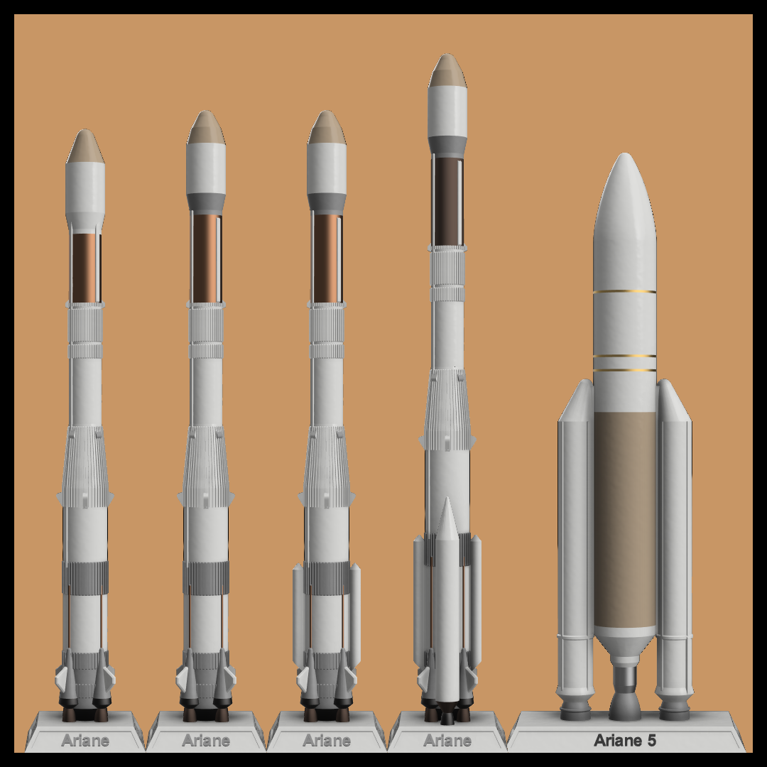 1:200 Ariane Family