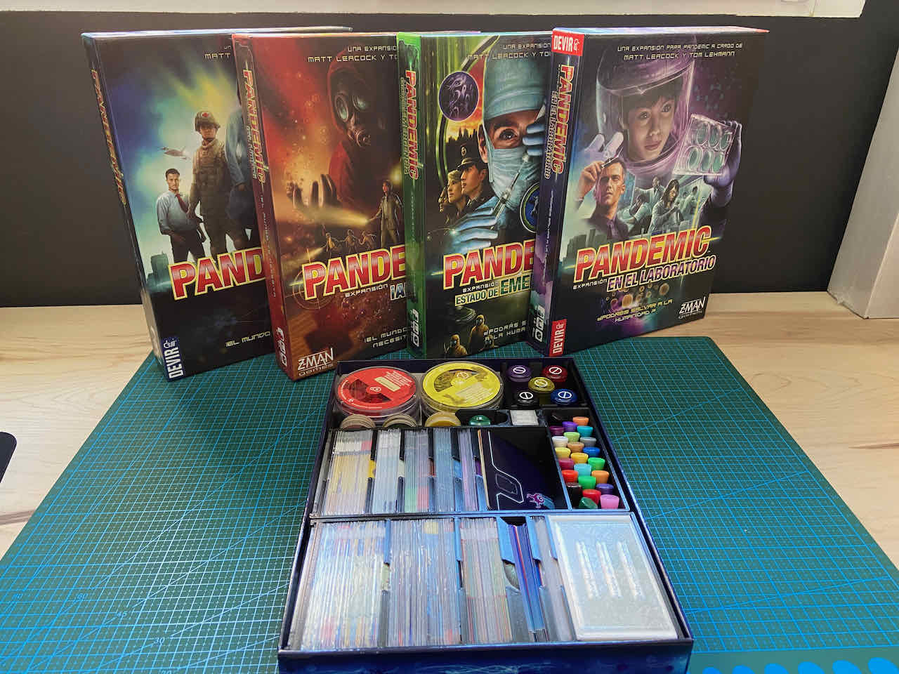 Pandemic Boardgame Insert All Expansions in one