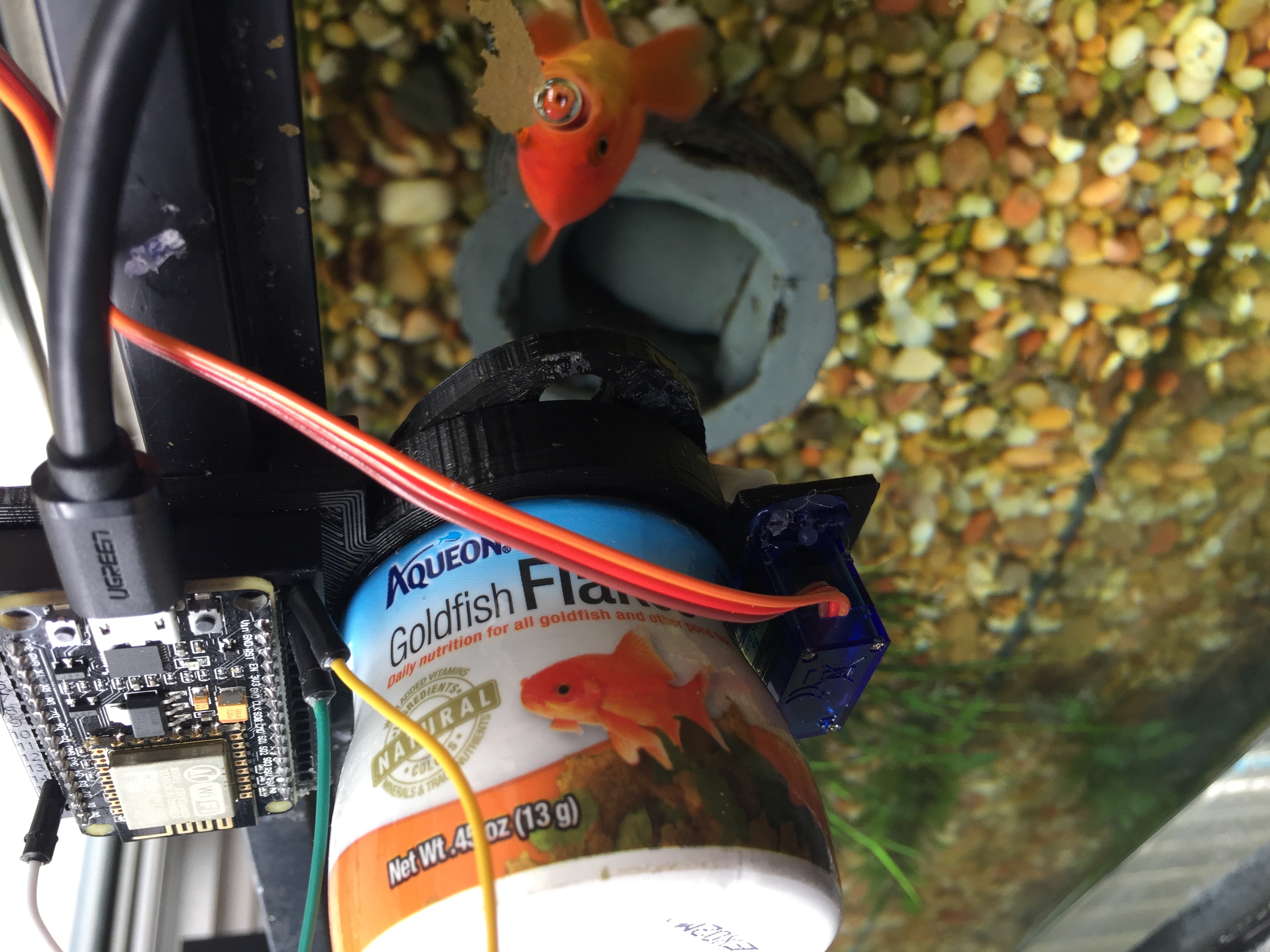 Wireless Fish Feeder - Feed Fish Flakes
