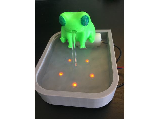Fred The Frog Fountain
