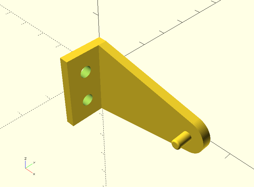 Customizable Blind Hold Down Bracket / Retainer