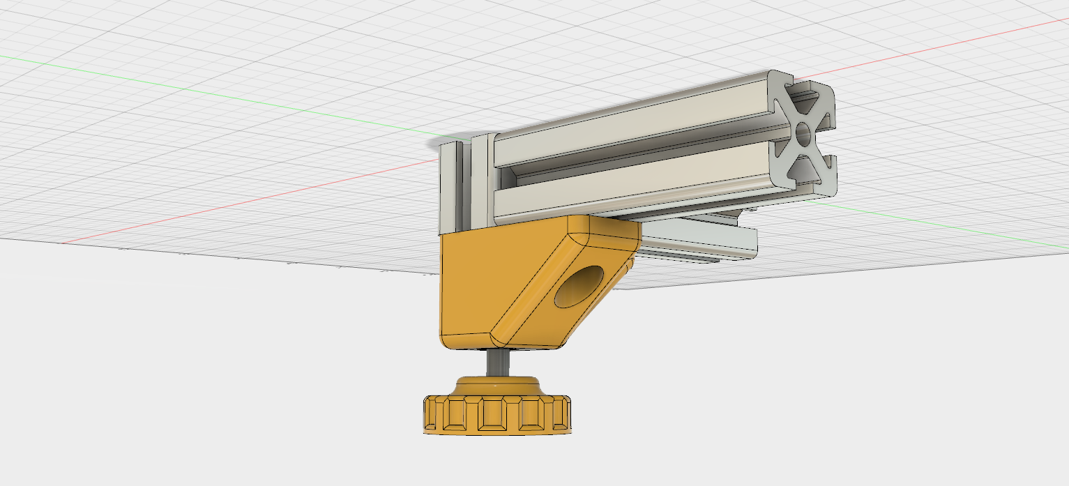 Adjustable Printer  Leg and Foot