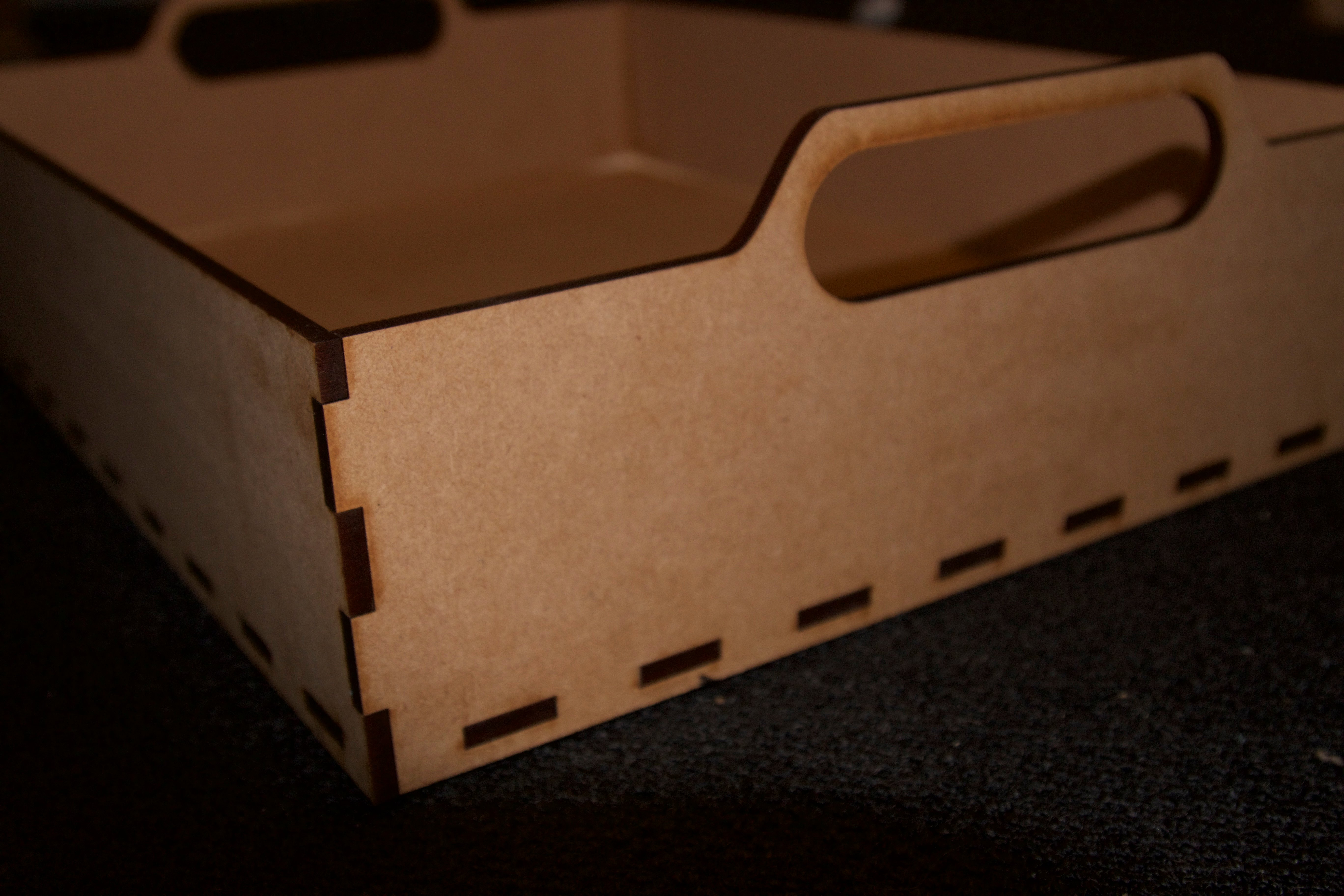 LaserCut 6mm MDF Carry Box