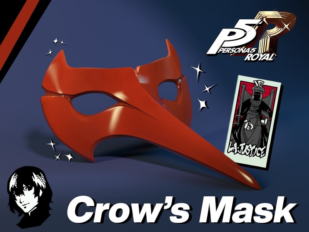 Crow Mask Persona 5 Royal (Akechi Goro)