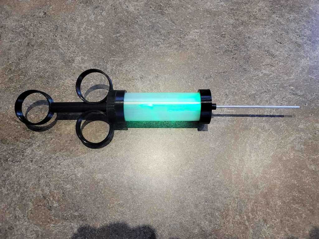Glowing Syringe for Plague Doctor or Mad Scientist