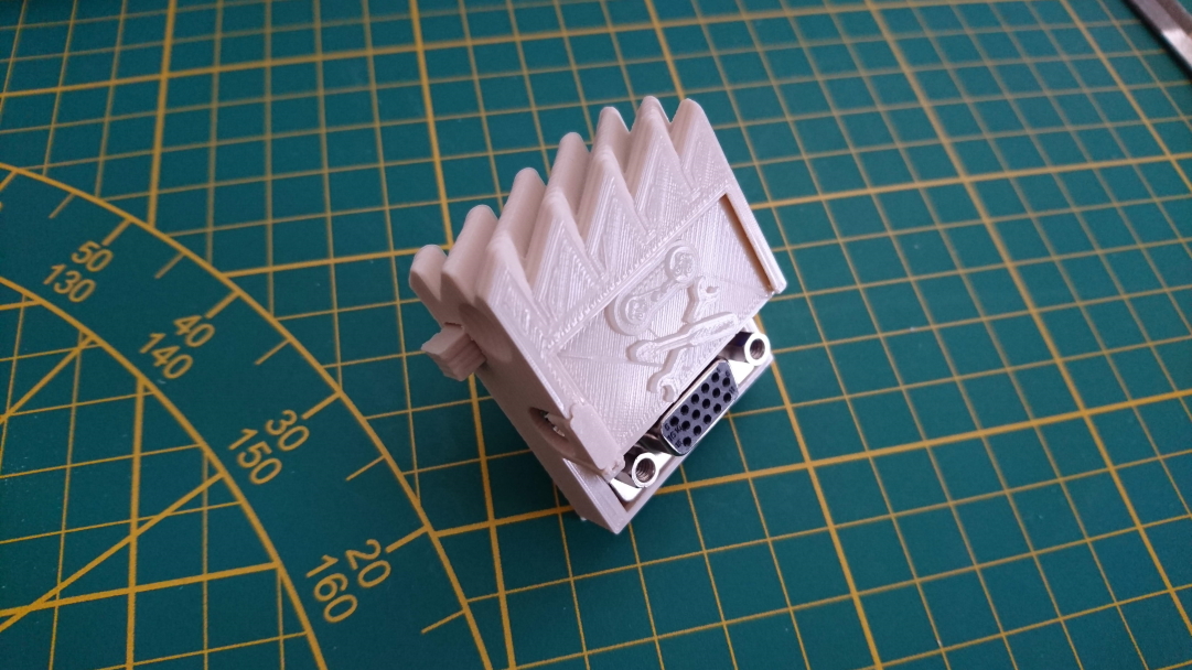 Atari ST like casing for the Backofficeshow VGA Adaptor with Audio
