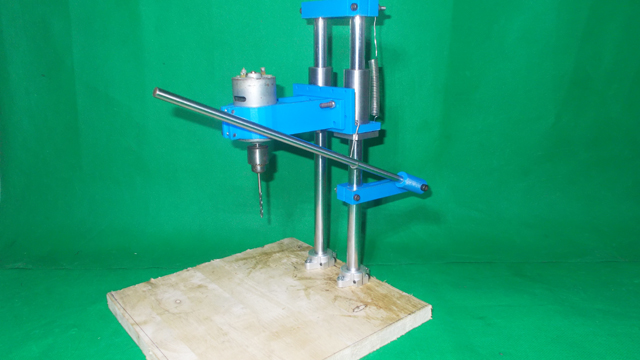 005-Homemade Precision Press Drills DIY Drilling Rotary Wood Hand Tools Stand Cheap Drill 2