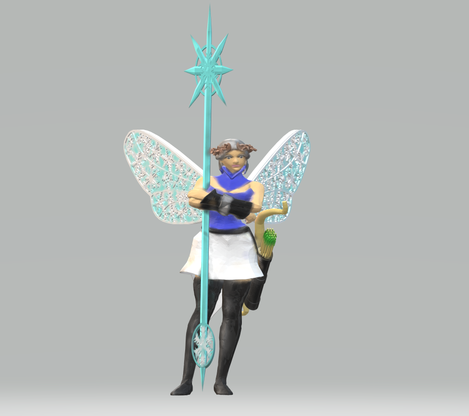 Female Frost Sprite Ranger / Cleric / Druid