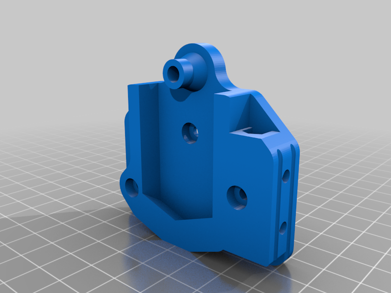 Quick tool change mount for Linear Rail w/ BLtouch