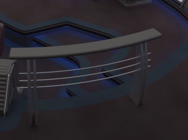 Prometheus bridge railing- Star Trek