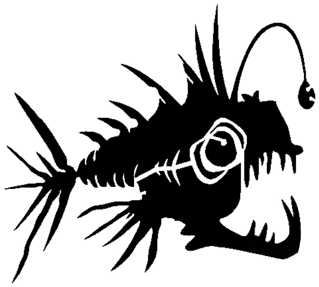 Angler Fish stencil
