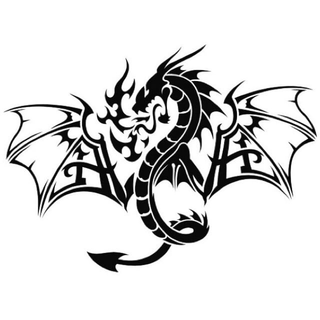 Dragon stencil