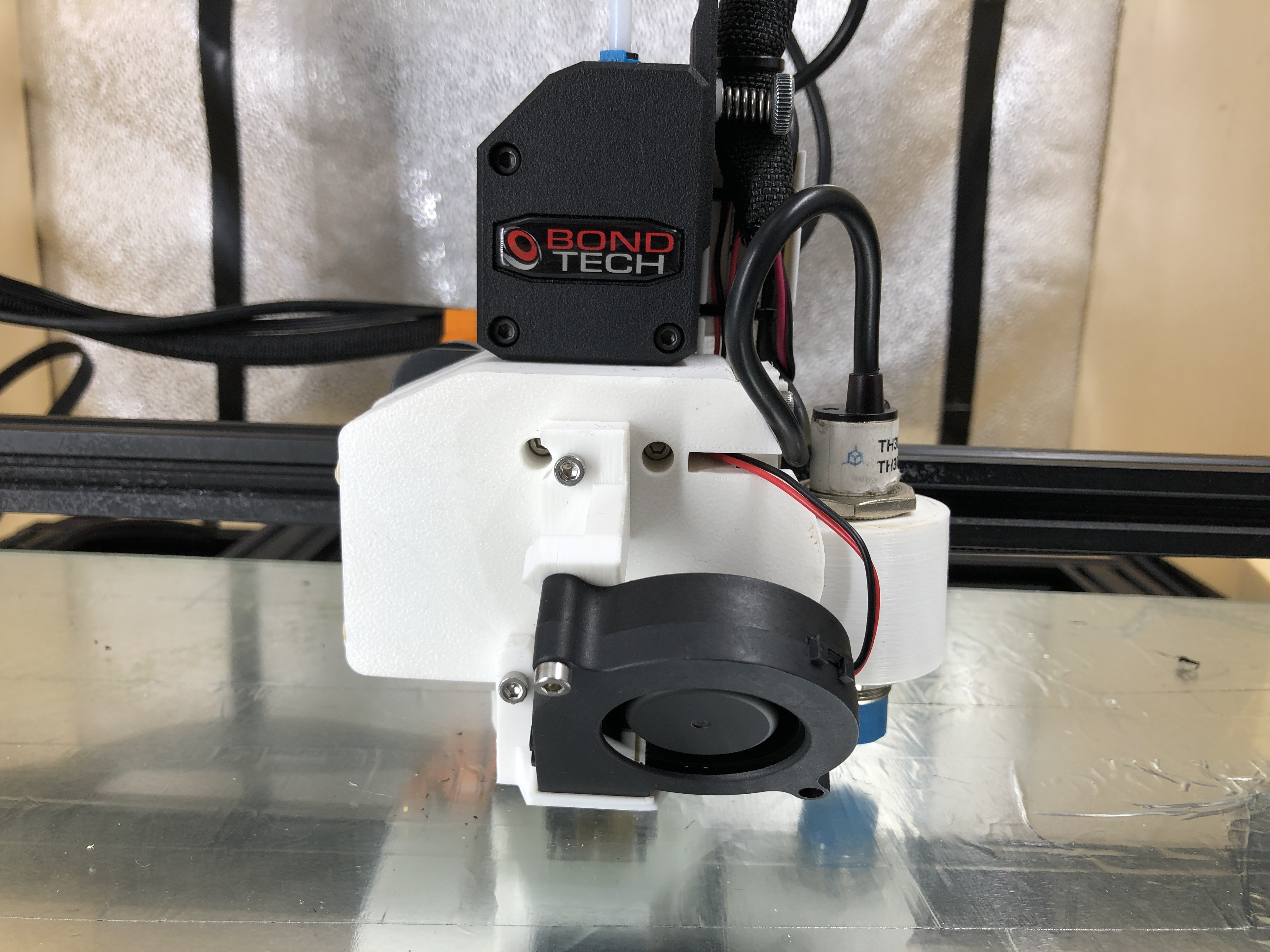Cr10s Direct Drive with Bondtech, E3D(Volcano), EzABL probe, Threaded Inserts and Prusa fan mount