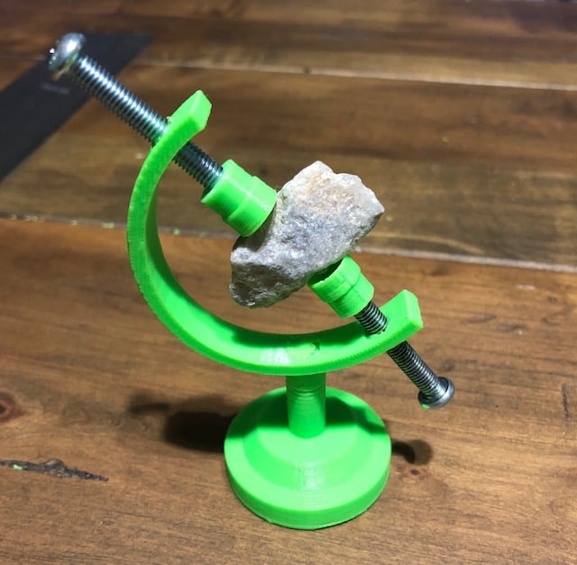 Golf Ball, Rock , Display Stand