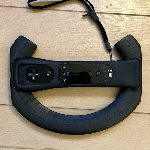 Racing Wheel for Wii Motion Plus Controller with IR