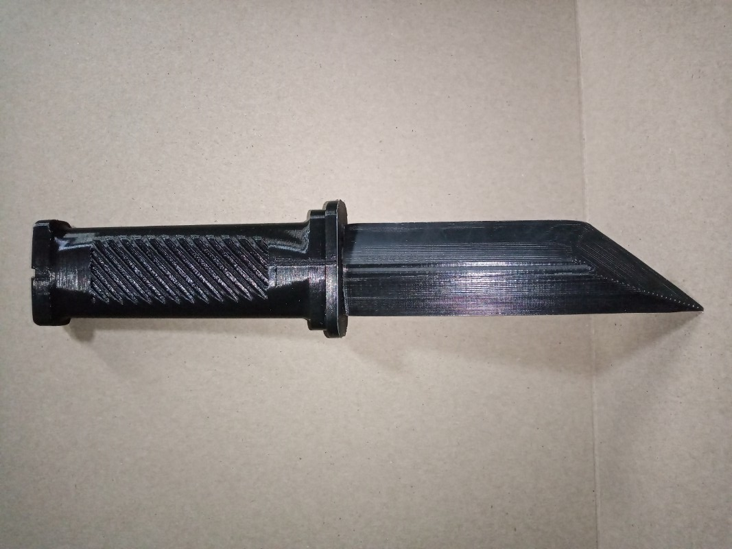 Print-Friendly Tacticool Scraper Knife/Letter Opener