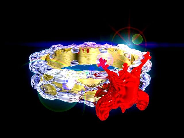 another masterpiece of jewelery  the chicken-ring