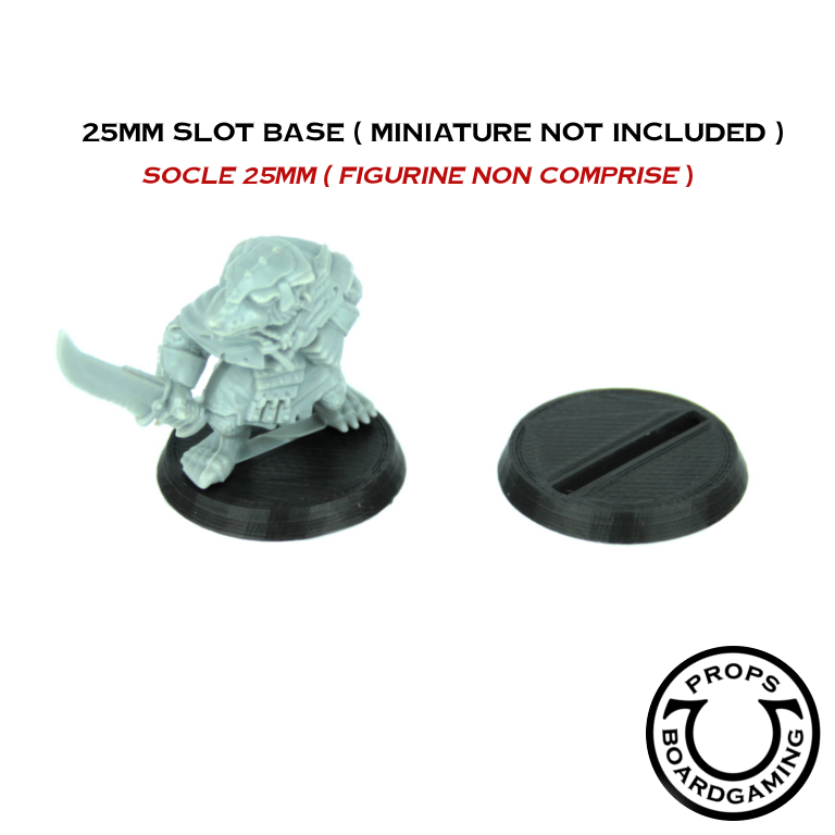 Round bases for 28mm figures - magnet holders