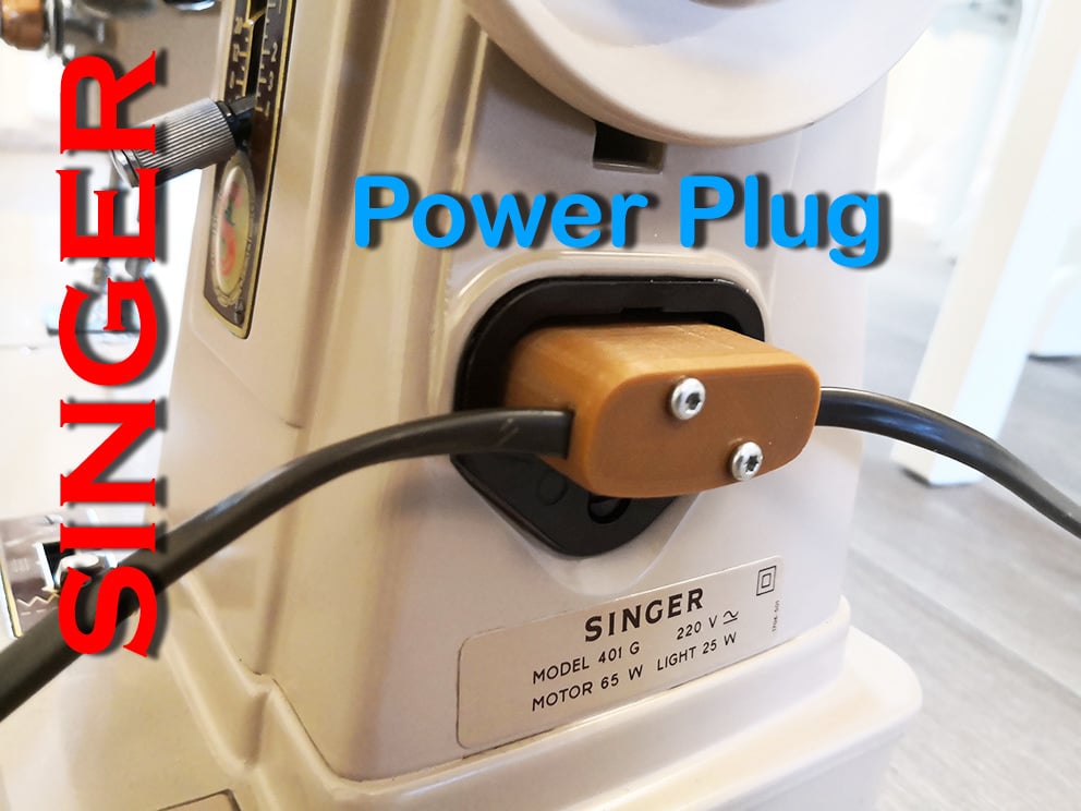 Singer Sewing Machine Power Plug
