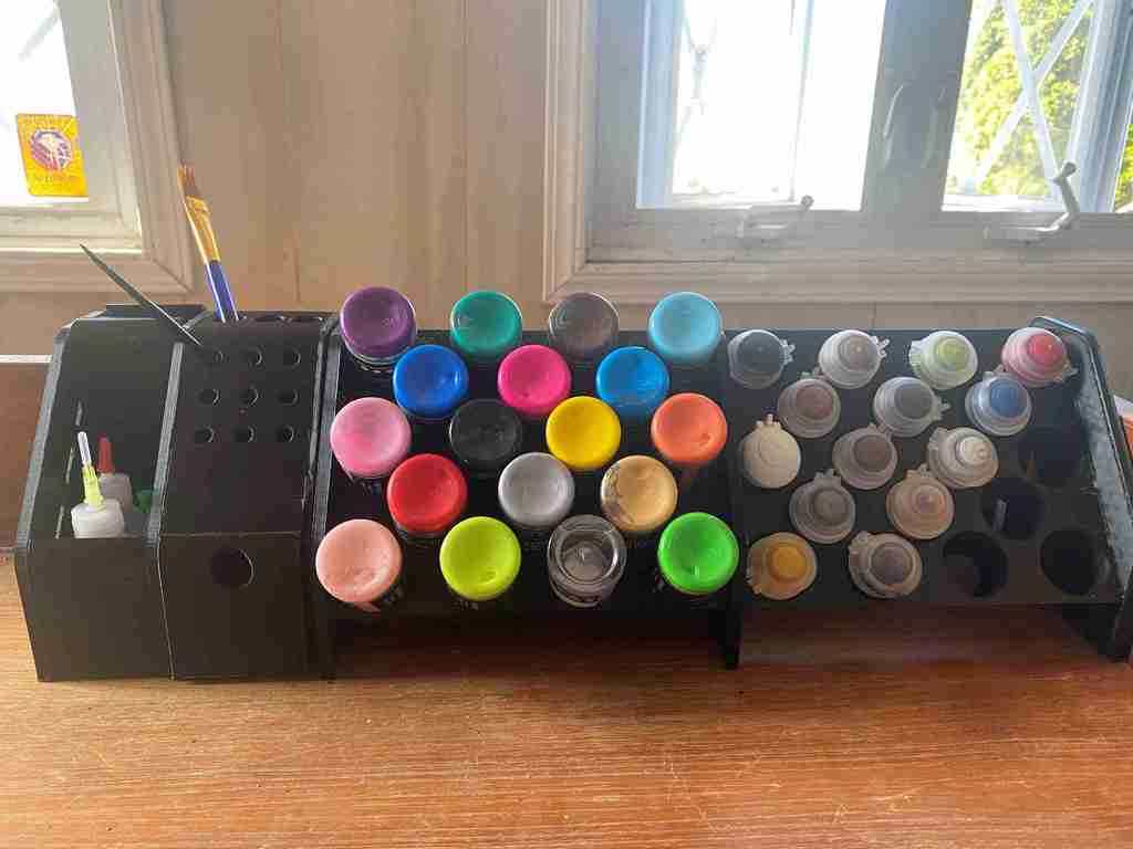 Paint rack for citadel and standard paints