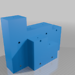 Inside the door Silverware Storage. 3D model