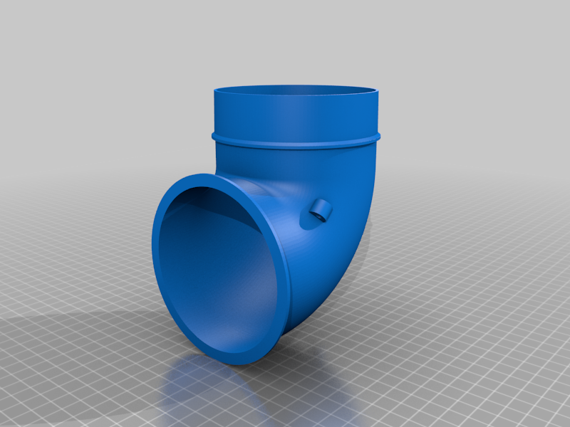 Exhaust Adapter for Dryer Right Angle