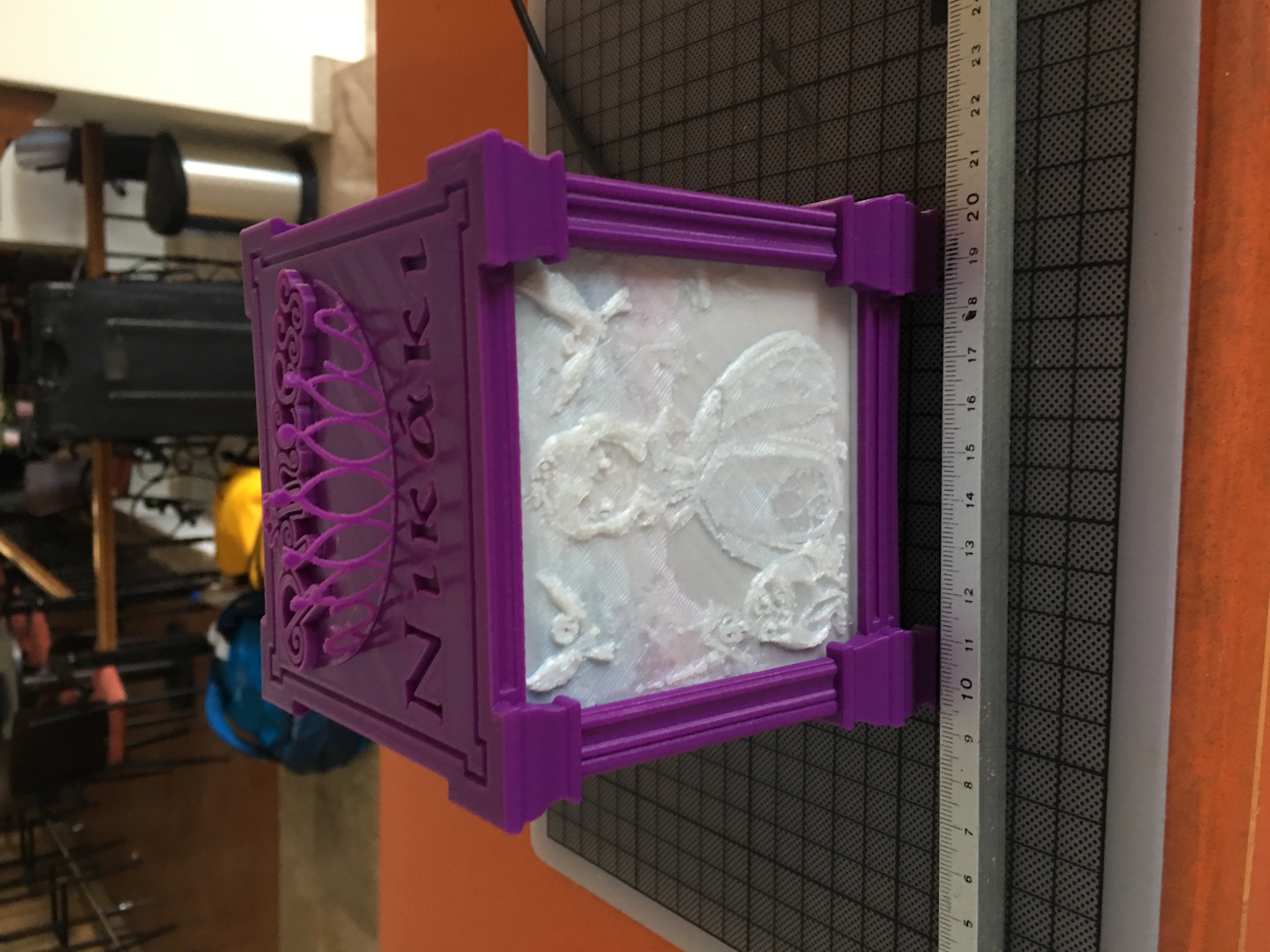 Princess Square Litho Box