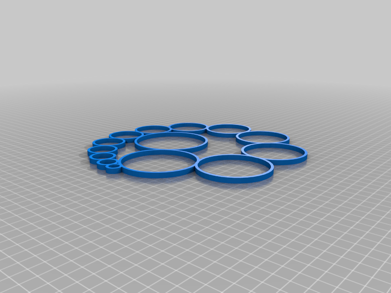 Circle drawing template