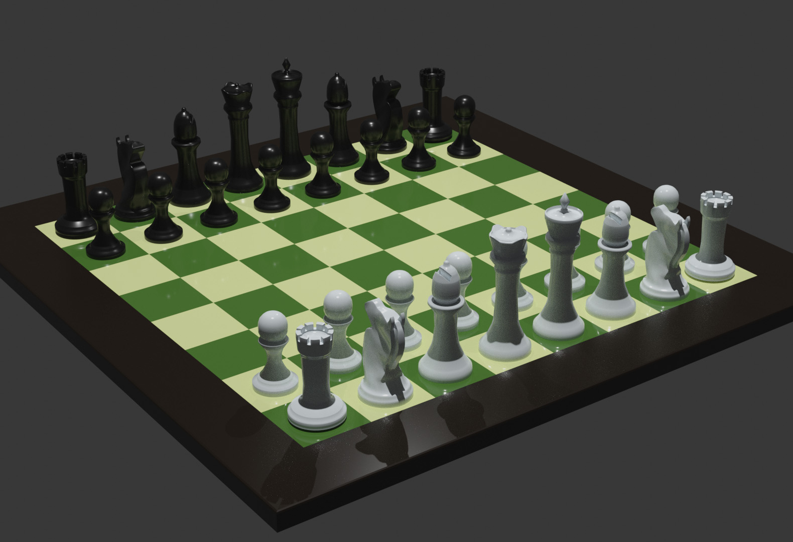 Chess Set - Print Friendly, No Supports