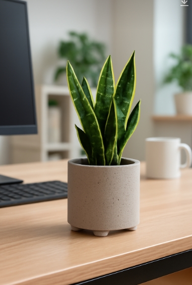 Concrete Planter Mold with 4 Legs, Drain Hole, and Locking System
