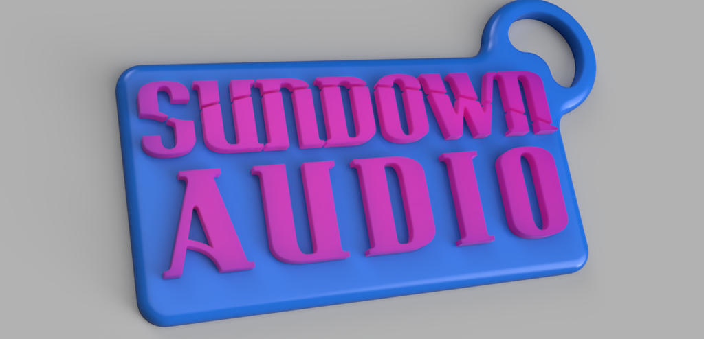 Sundown Audio Keychain