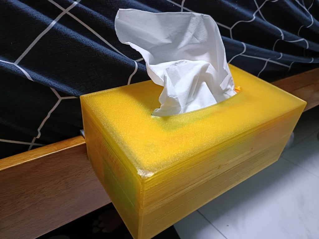 Bedside Tissue Box Holder and Cover